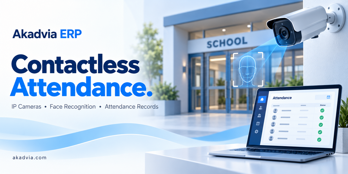 Contactless School Attendance with AI and IP Cameras | Akadvia ERP